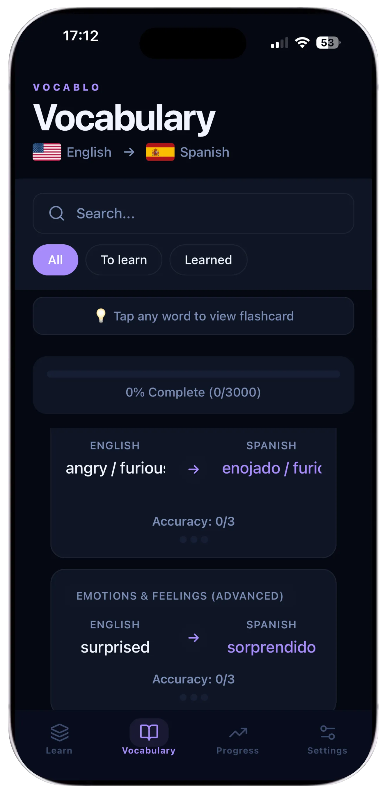 Vocablo — dictionary